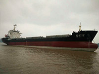 我司万吨级海轮在浙江台州下水