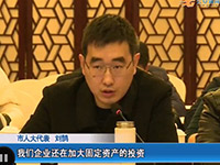 董事长刘鹄在市人大会议上发言